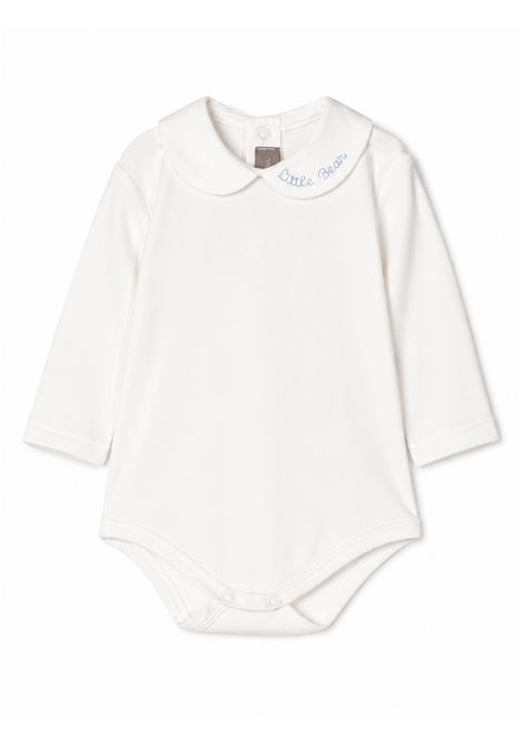 Body con colletto Peter Pan LITTLE BEAR | 5024LATTE/CIELO